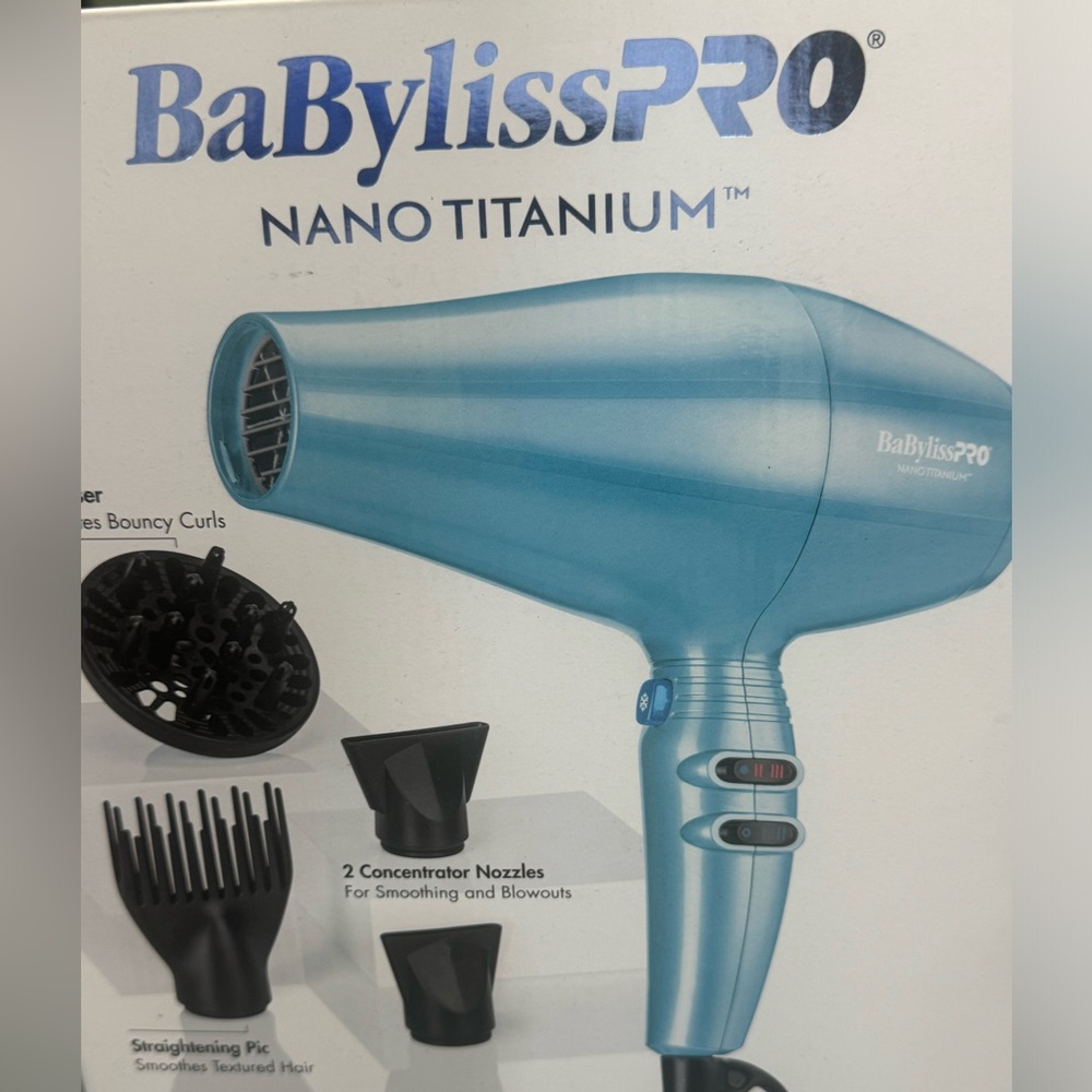 BaByliss PRO Nano Titanium Xtreme Hair Dryer Turbo Professional Dryer New - Picture 7 of 8